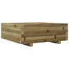 vidaXL Jardini&egrave;re 70x70x26,5 cm bois de pin impr&eacute;gn&eacute;