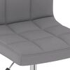 vidaXL Chaise pivotante de salle &agrave; manger Gris clair Tissu