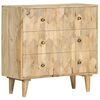 vidaXL Commode 75 x 35 x 75 cm Bois de manguier massif
