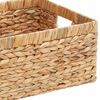 vidaXL Paniers de rangement 3 pcs Naturel 40 x 30 x 18 cm