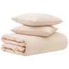 vidaXL Ensemble de Duvet 2 pc 200 x 200 cm Toutes saisons Beige