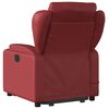 vidaXL Fauteuil inclinable de massage Rouge bordeaux Similicuir