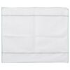 vidaXL Chiffon de nettoyage 10 pcs blanc et des rayures vertes 50x60cm