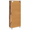 vidaXL Haut Armoire Bois Ancien 69,5 x 34 x 180 cm