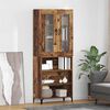 vidaXL Haut Armoire Bois Ancien 69,5 x 34 x 180 cm Bois d'ing&eacute;nierie