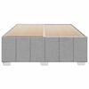 vidaXL Cadre de lit sans matelas gris clair 140x200 cm tissu