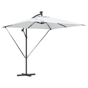 vidaXL Parasol Sable 249 x 249 x 250 cm Polyester et Aluminium