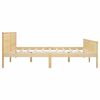vidaXL Cadre de lit sans matelas bois massif de pin 200x200 cm