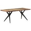 vidaXL Table à manger 180x90x76 cm Bois de récupération massif