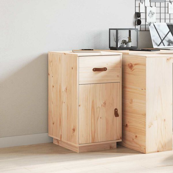 vidaXL Armoire de bureau 40x50x75 cm Bois massif de pin