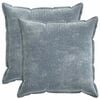 vidaXL Housse de coussin 2 pc HOUTEN Bleu clair 70 x 70 cm