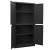 vidaXL Armoire de bureau Anthracite 90x40x180 cm Acier