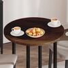 vidaXL Plateau de table Marron Clair &Oslash; 70 x 2,5 cm