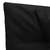 vidaXL Coussin pour balancelle Noir et gris 150 cm Tissu
