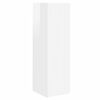 vidaXL Ensemble meuble TV 3 pcs Blanc brillant Bois d'ing&eacute;nierie