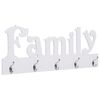 vidaXL Porte-manteau mural FAMILY 74x29,5 cm