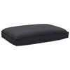 vidaXL Set de coussins de palette 3 pcs Noir Tissu Oxford