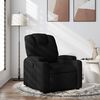 vidaXL Fauteuil inclinable en tissu noir