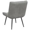 vidaXL Chaise de relaxation gris fonc&eacute; 64x74x84 cm velours