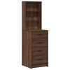 vidaXL Table de Toilette Marron 78.5 x 41 x 135 cm Bois d'ingénierie