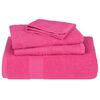 vidaXL Ensemble de serviettes 8 pcs FROGN rose 100% coton