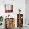 vidaXL Ensemble de mobilier de salle de bain 3 pcs Bois Ancien
