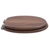 vidaXL Si&egrave;ge de toilette 2 pcs Marron 44 x 38 cm Panneau MDF