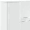 vidaXL Tête de lit Blanc 100 x 16,5 x 103,5 cm Bois d'ingénierie