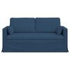 vidaXL Canap&eacute; Bleu Dimensions globales: 158 x 78 x 80 cm (l x P x H)