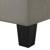 vidaXL Canap&eacute; Taupe 2 places tissu