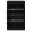 vidaXL Buffet Chêne noir 41 x 37 x 67 cm Bois d'ingénierie