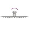 vidaXL Pomme de douche pluie acier inoxydable 304 20 cm ronde