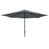 Madison Parasol de jardin Mykanos 250 cm gris