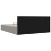 vidaXL Cadre de lit &agrave; rangement hydraulique sans matelas 160x200 cm