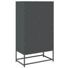 vidaXL Buffet haut anthracite 68x39x123 cm acier