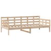 vidaXL Lit de jour avec tiroirs sans matelas 90x190 cm bois massif