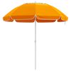 vidaXL Parasol de jardin 207 cm polyester 170T Orange