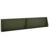 vidaXL Mur de sout&egrave;nement 2 pc 100 x 12 x 30 cm Acier Vert olive