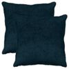 vidaXL Housse de coussin 2 pc HEERLEN Bleu marine 70 x 70 cm