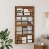 vidaXL &Eacute;tag&egrave;re &agrave; magazines 2 pcs Bois ancien 80 x 12 x 70 cm