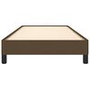vidaXL Cadre de lit sans matelas marron fonc&eacute; 90x190 cm tissu