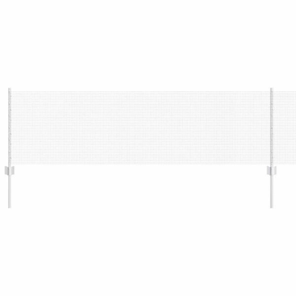 vidaXL Clôture et Poteau Argent 0,6 x 25 m Acier