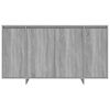 vidaXL Buffet Sonoma gris 135x41x75 cm Bois d'ing&eacute;nierie