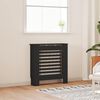 vidaXL Cache-radiateur MDF Noir 78 cm