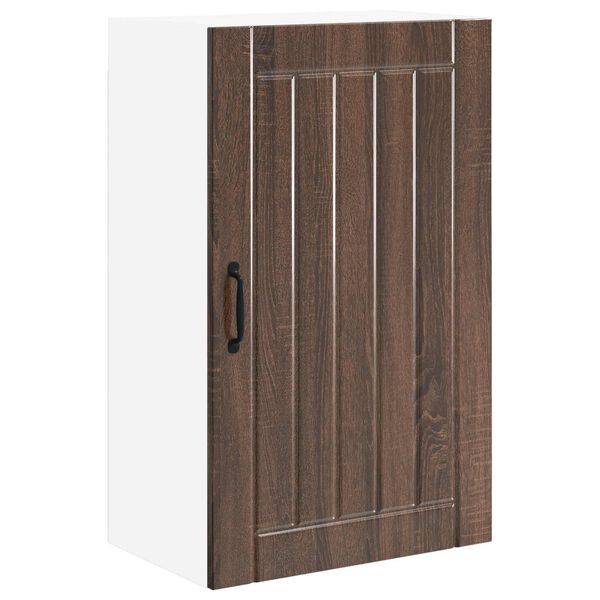 vidaXL Armoire de cuisine Lucca Ch&ecirc;ne brun 50 x 31 x 80 cm