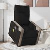 vidaXL Fauteuil de massage inclinable Noir Tissu
