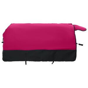 vidaXL Couverture &Eacute;quine Rose et Noir 75 cm Polyester
