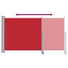 vidaXL Auvent lat&eacute;ral r&eacute;tractable de patio 140 x 300 cm Rouge