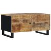 vidaXL Table basse 80x50x40 cm Bois de manguier solide et d'ingénierie