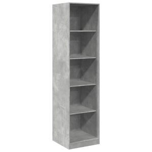 vidaXL Garde-robe Gris b&eacute;ton 50 x 50 x 200 cm Agglom&eacute;r&eacute;